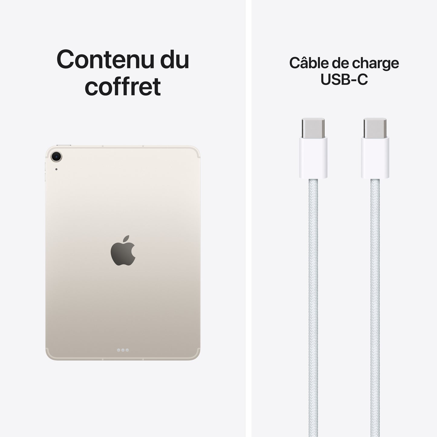 iPad Air 11 pouces Wi-Fi + Cellular 512 Go - Lumière stellaire (M4)