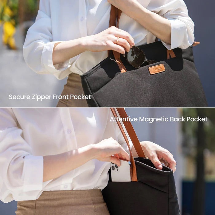 Tomtoc • Sac pour femme compatible Macbook 13" / 14"