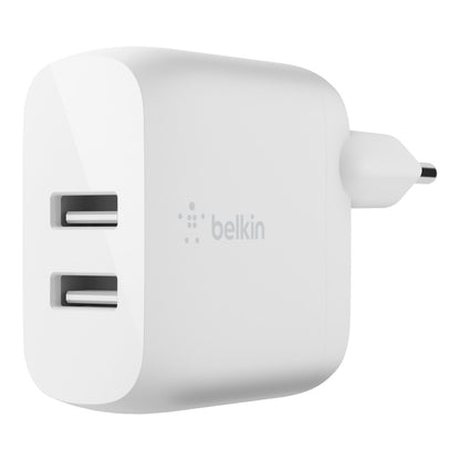 Belkin Chargeur Mural Double USB-A + Cable Lightning