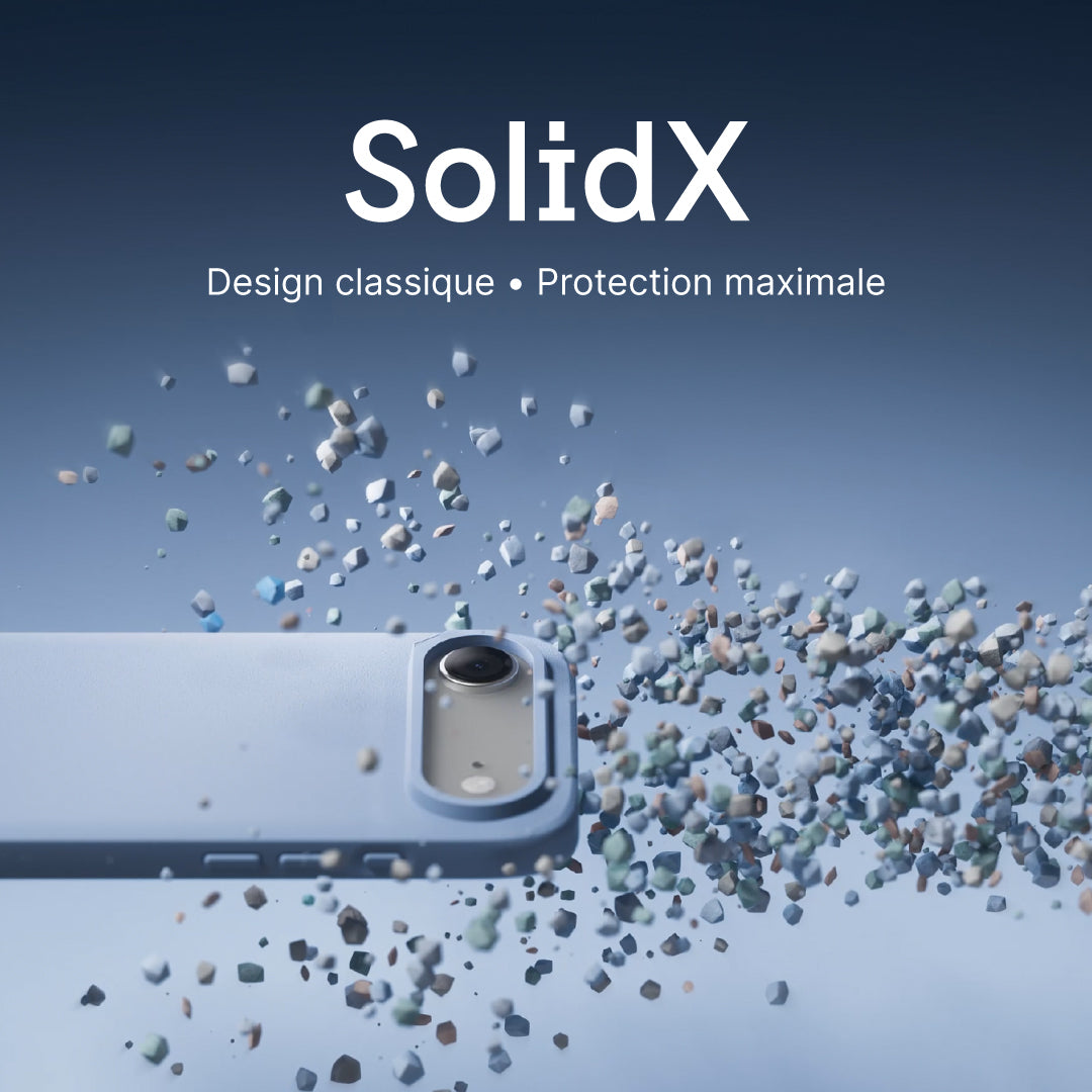 Rhinoshield Coque SolidX pour iPhone 17 Pro Max • Gris Argent