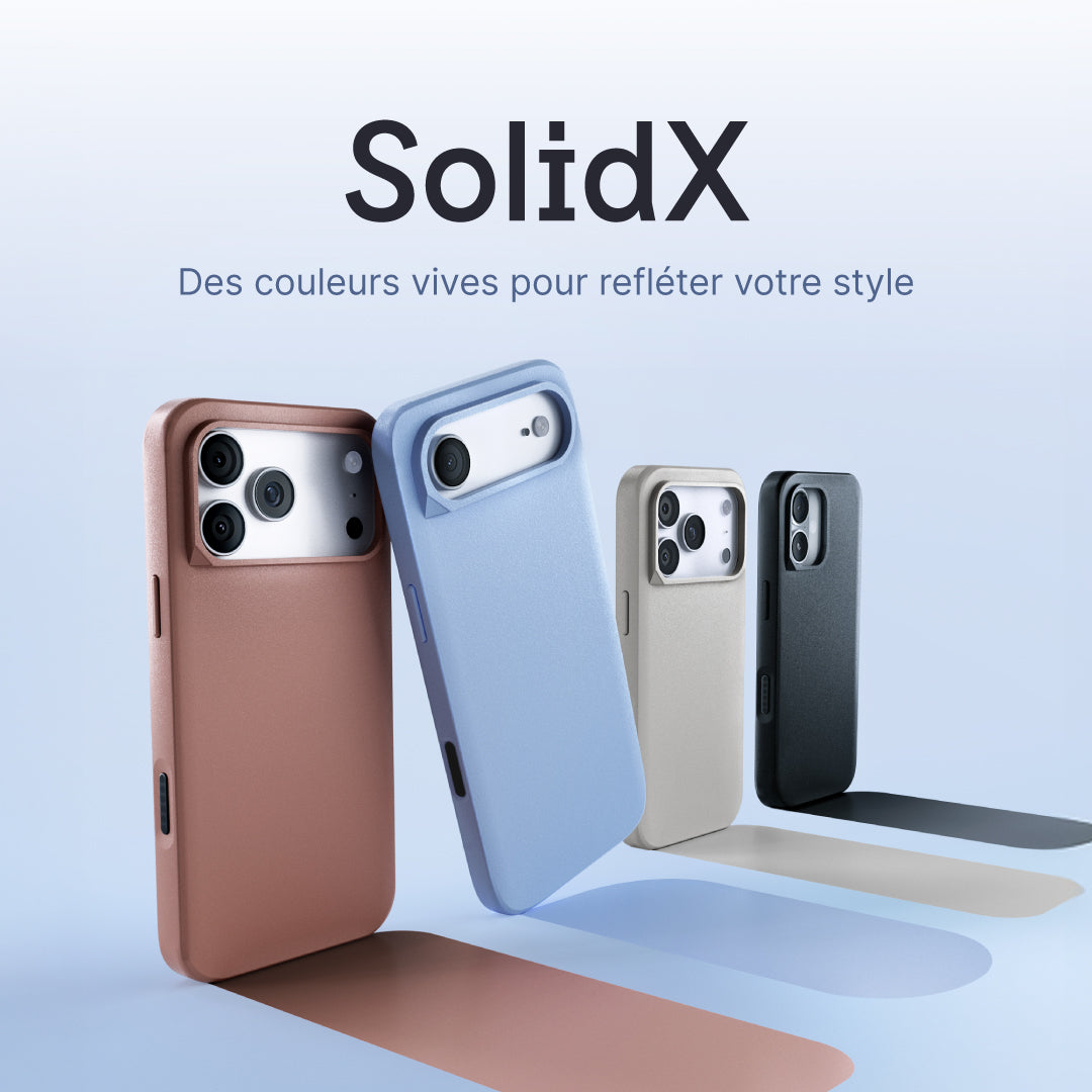 Rhinoshield Coque SolidX pour iPhone 17 Pro Max • Gris Argent