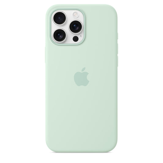 Apple Coque en silicone avec MagSafe pour iPhone 16 Pro Max • Aigue-marine