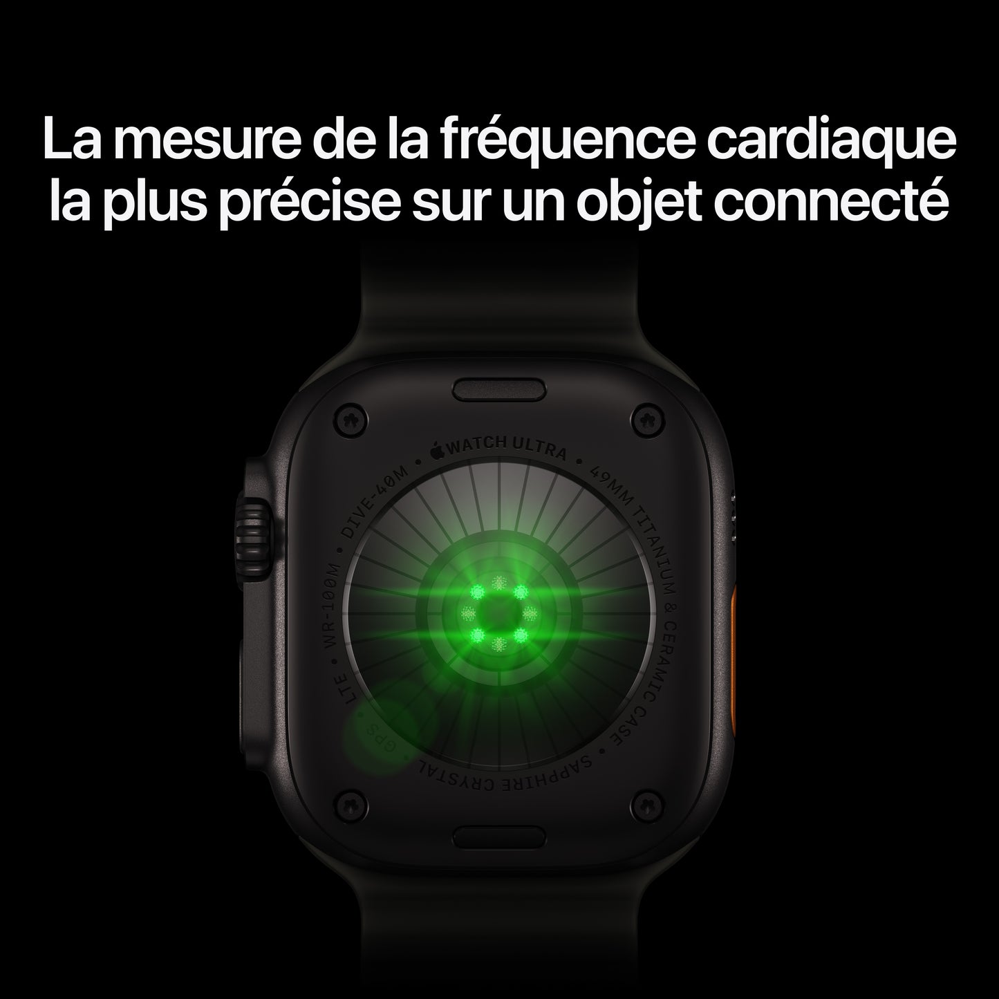 Apple Watch Ultra 4 GPS + Cellular, Boîtier en titane naturel de 49 mm, Boucle Alpine désert - L