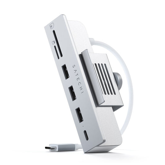 Satechi USB-C Clamp Hub for iMac 24" • Argent