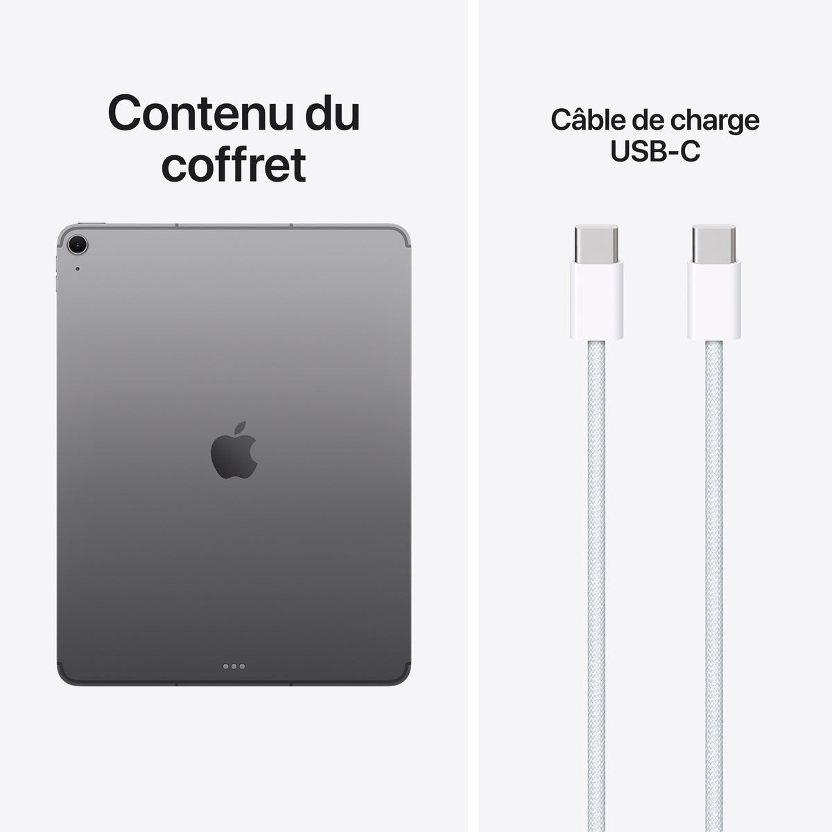 iPad Air 13 pouces Wi-Fi + Cellular 256 Go - Gris sidéral (M4)