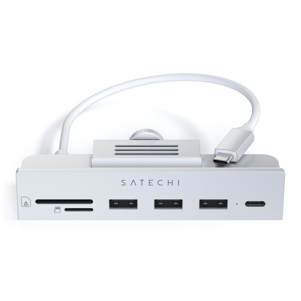 Satechi USB-C Clamp Hub for iMac 24" • Argent