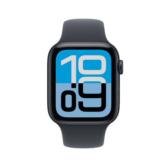 Apple Watch SE 3 GPS, Boîtier en aluminium minuit de 44 mm, Bracelet Sport minuit - M/L