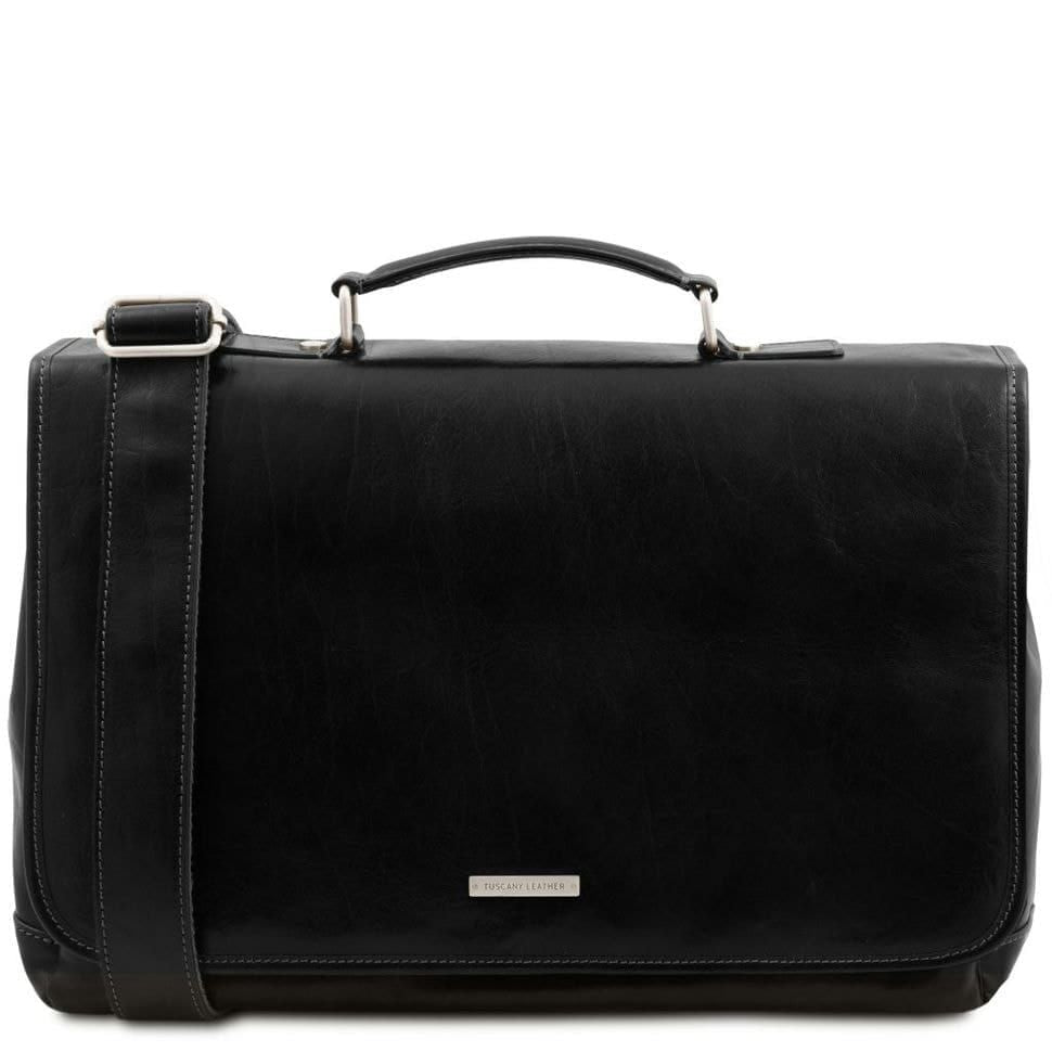 Tuscany Leather • Sac Ordinateur • Noir