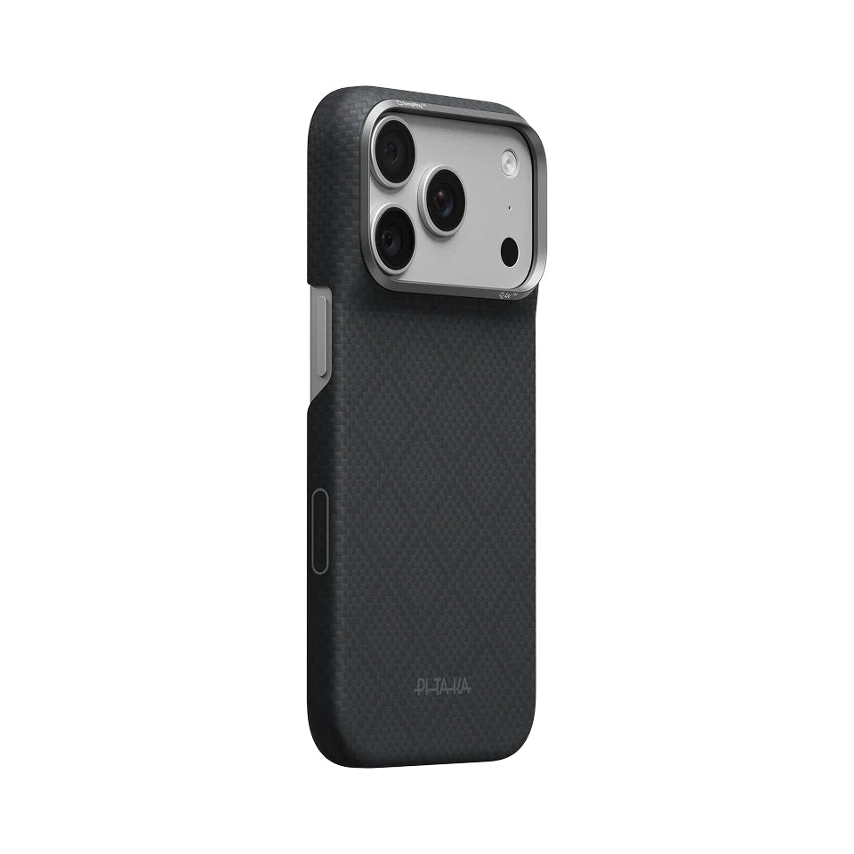 Pitaka Edge Case for iPhone 18 Pro • Noir Basalte