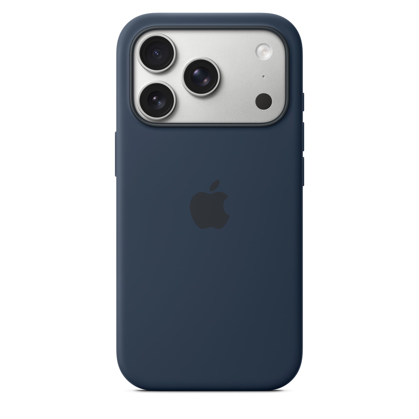 Coque en silicone avec MagSafe pour iPhone 17 Pro – Minuit
