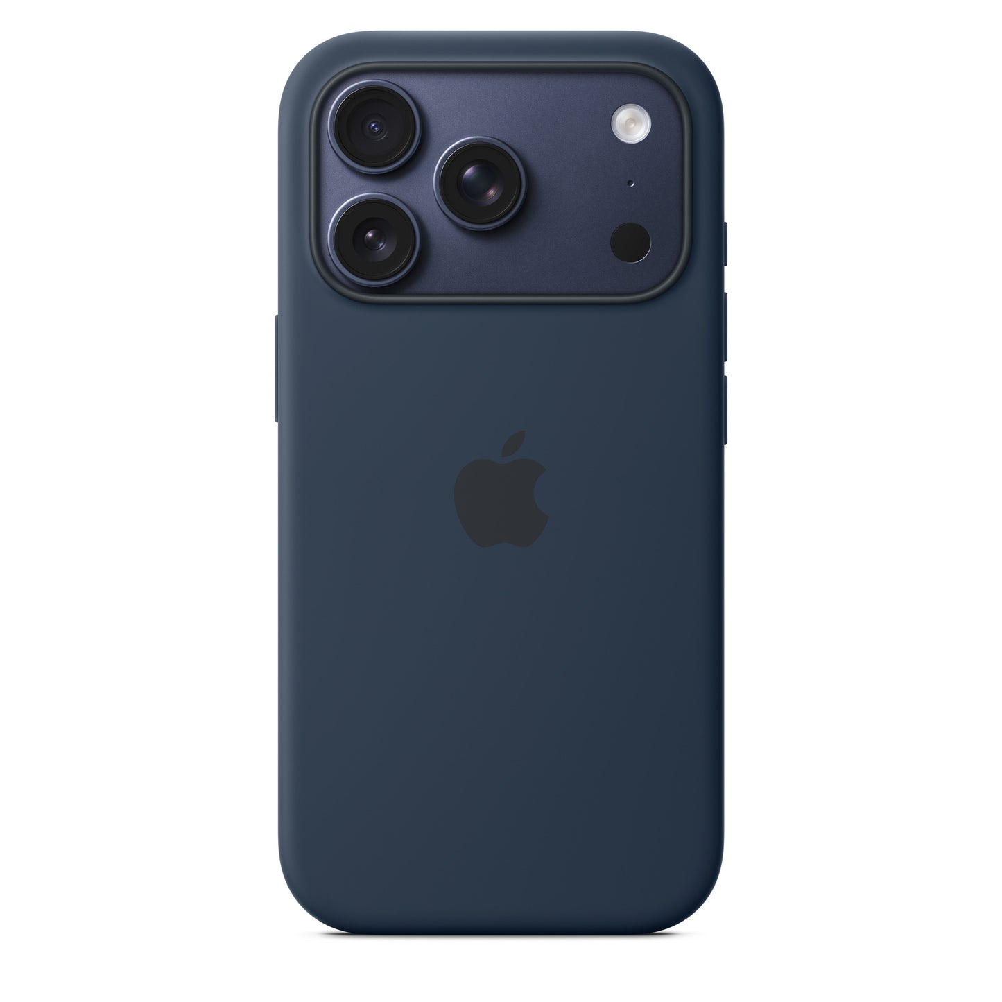 Coque en silicone avec MagSafe pour iPhone 17 Pro – Minuit