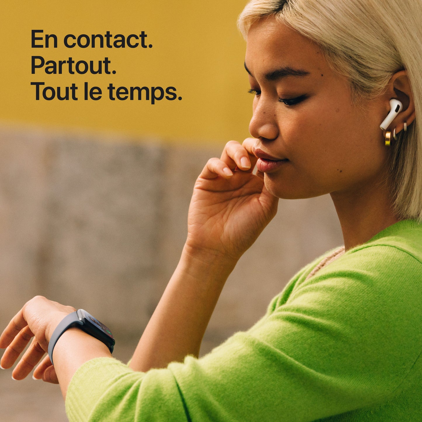 Apple Watch SE 3 GPS, Boîtier en aluminium minuit de 40 mm, Bracelet Sport minuit - M/L