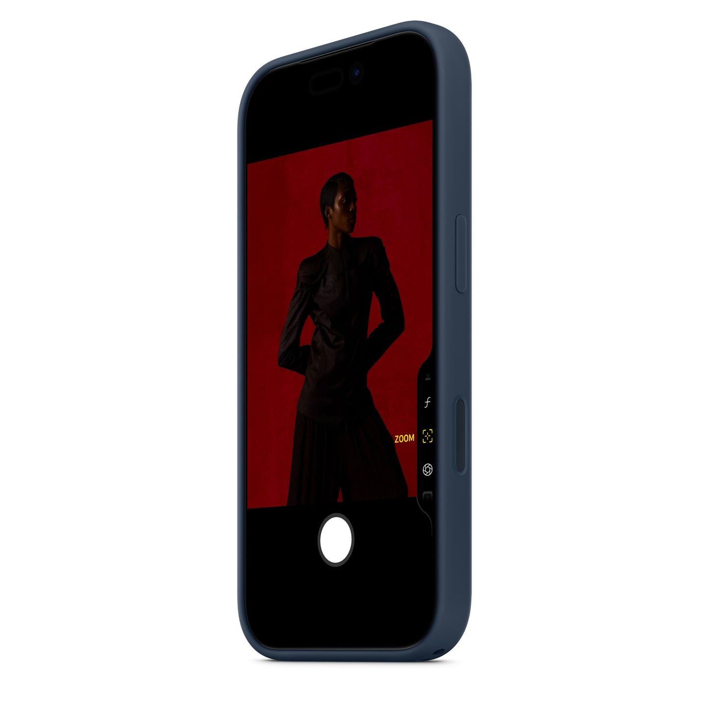Coque en silicone avec MagSafe pour iPhone 17 Pro – Minuit