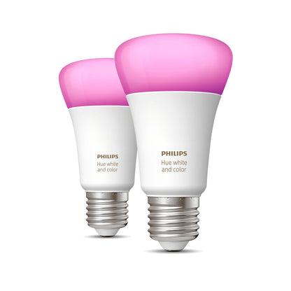 Philips Hue White and Color ambiance E27 • 2 ampoules