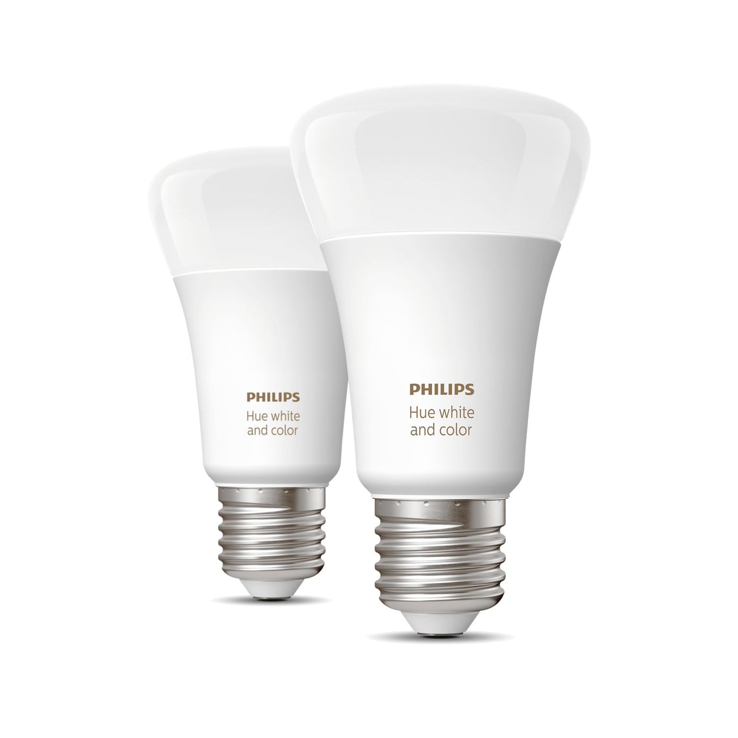 Philips Hue White and Color ambiance E27 • 2 ampoules