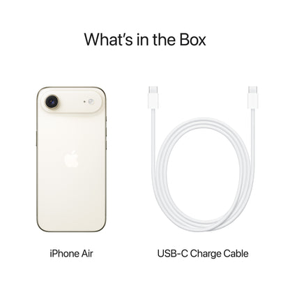 iPhone Air • 1TB • Or Clair