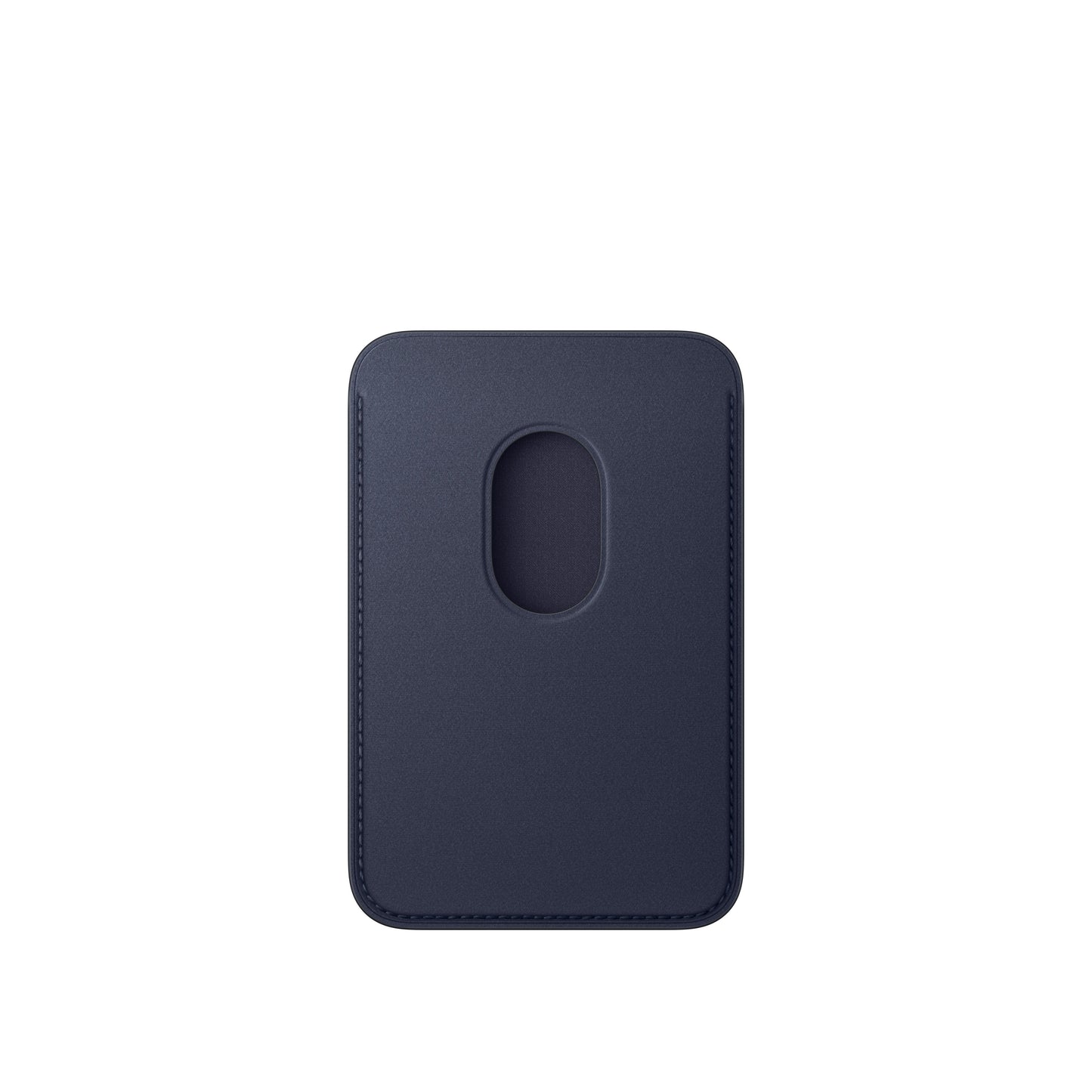 Porte-cartes en tissage fin pour iPhone avec MagSafe - Marine