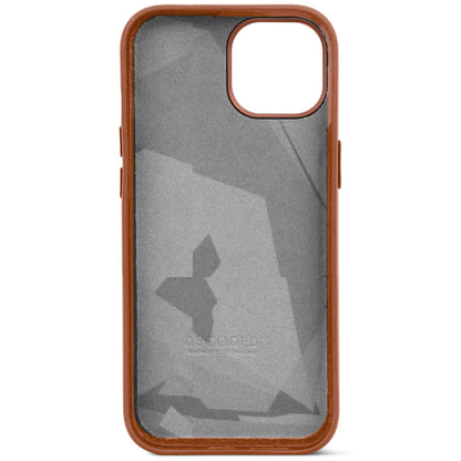 Decoded • Coque de protection en cuir pour iPhone 15 • Brun