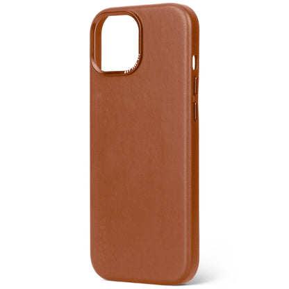 Decoded • Coque de protection en cuir pour iPhone 15 • Brun