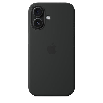iPhone 16 Coque en Silicone avec MagSafe • Noir