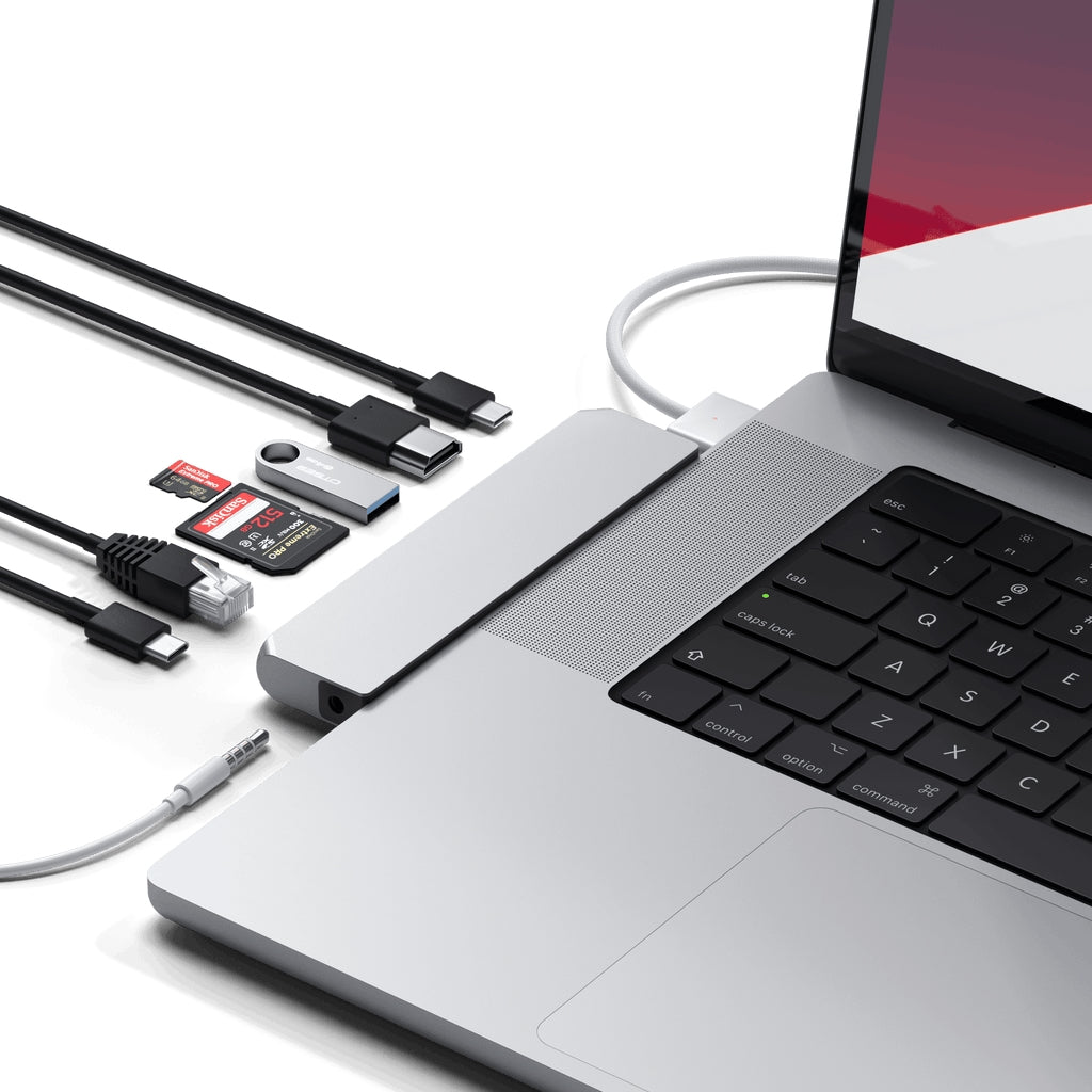 Satechi Pro Hub Max pour Macbook Pro • Argent