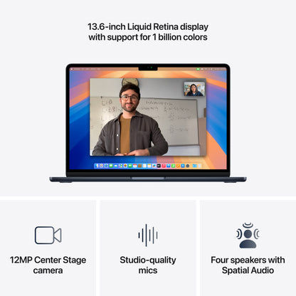 MacBook Air 13" M4 10C/16GB/1TB/GPU10C • Suisse-Français • Minuit