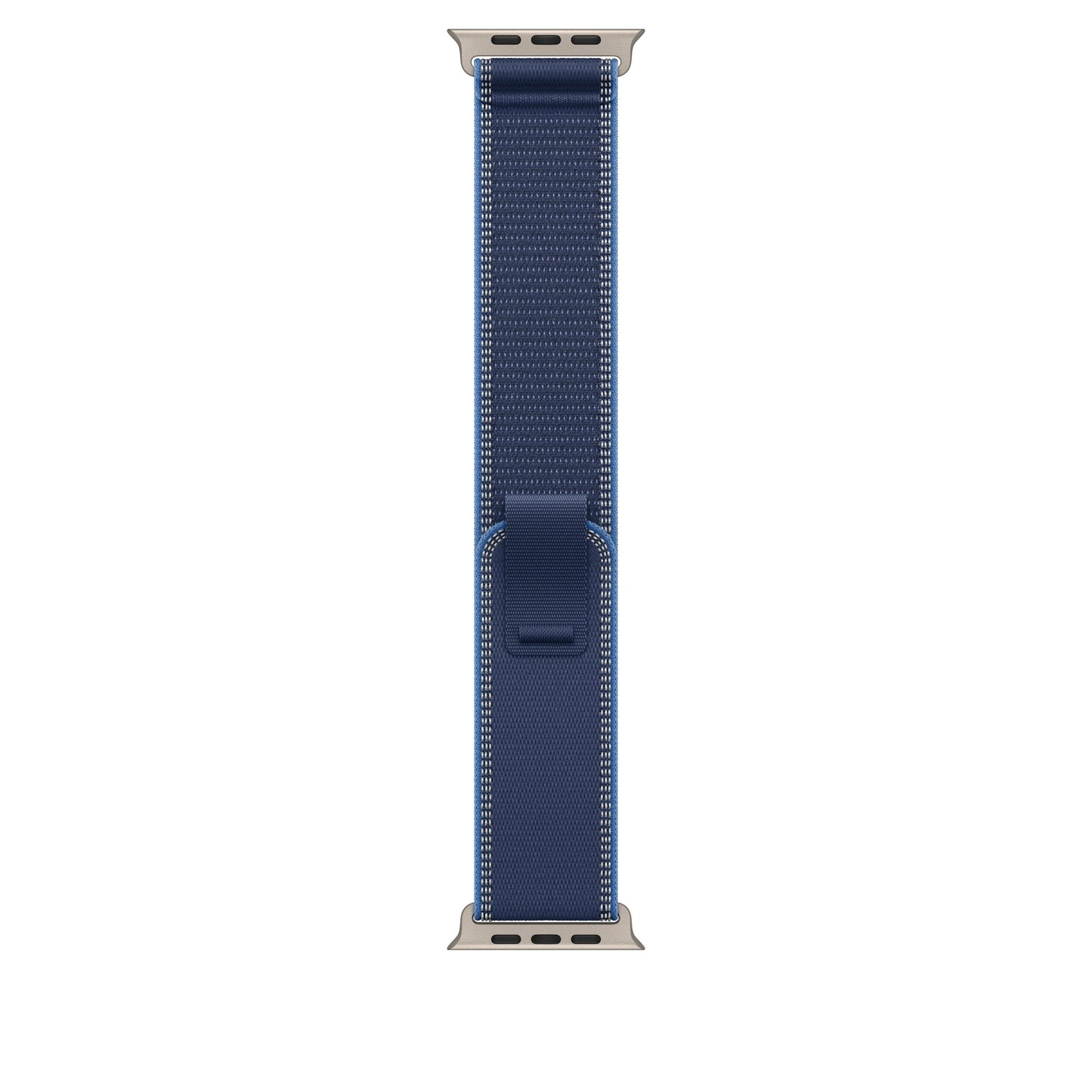 Boucle Trail bleu/bleu vif 49 mm - S/M - Finition titane naturel