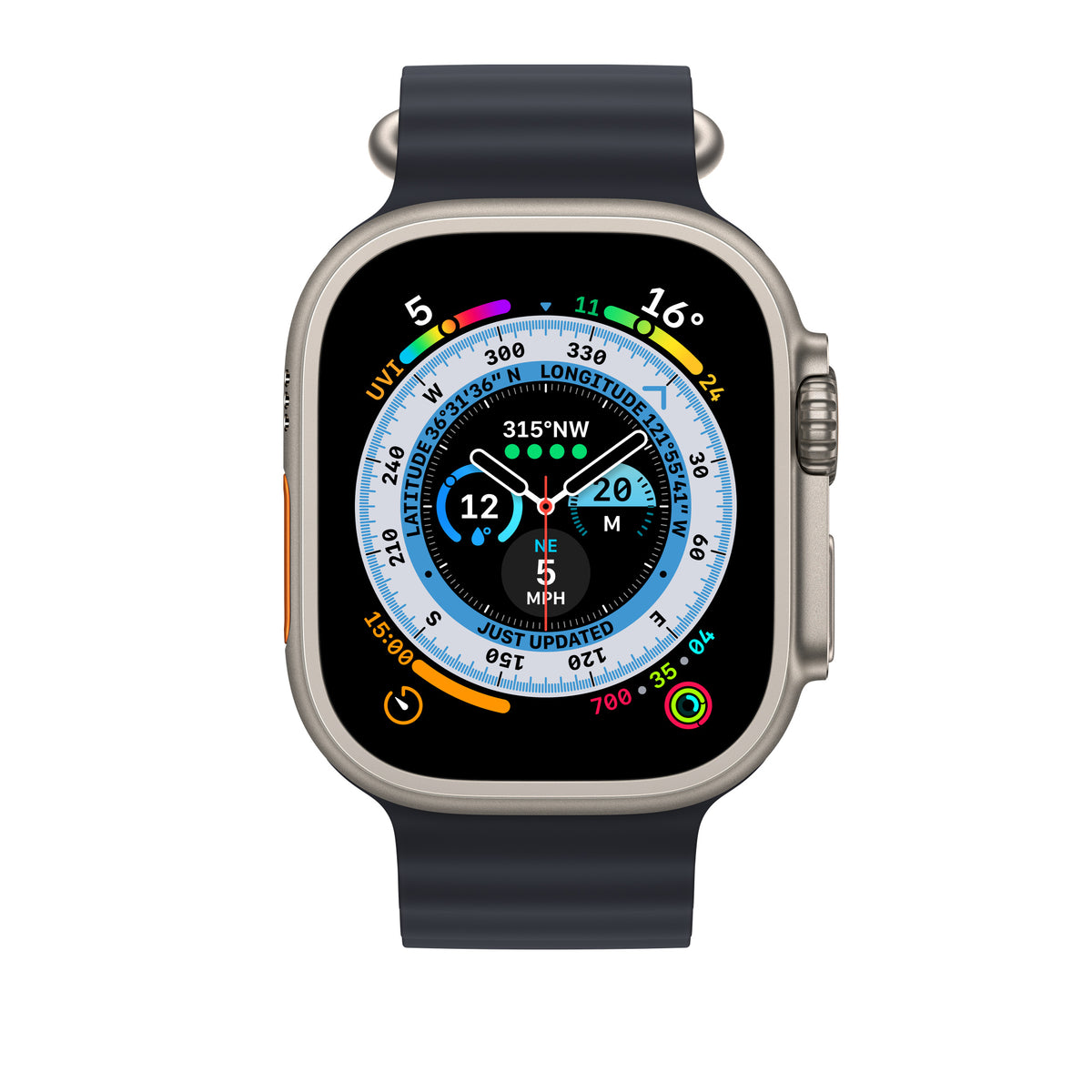 Apple Extension Bracelet Océan • 49mm • Minuit