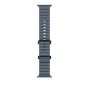 Bracelet Océan bleu maritime 49 mm - Finition titane noir