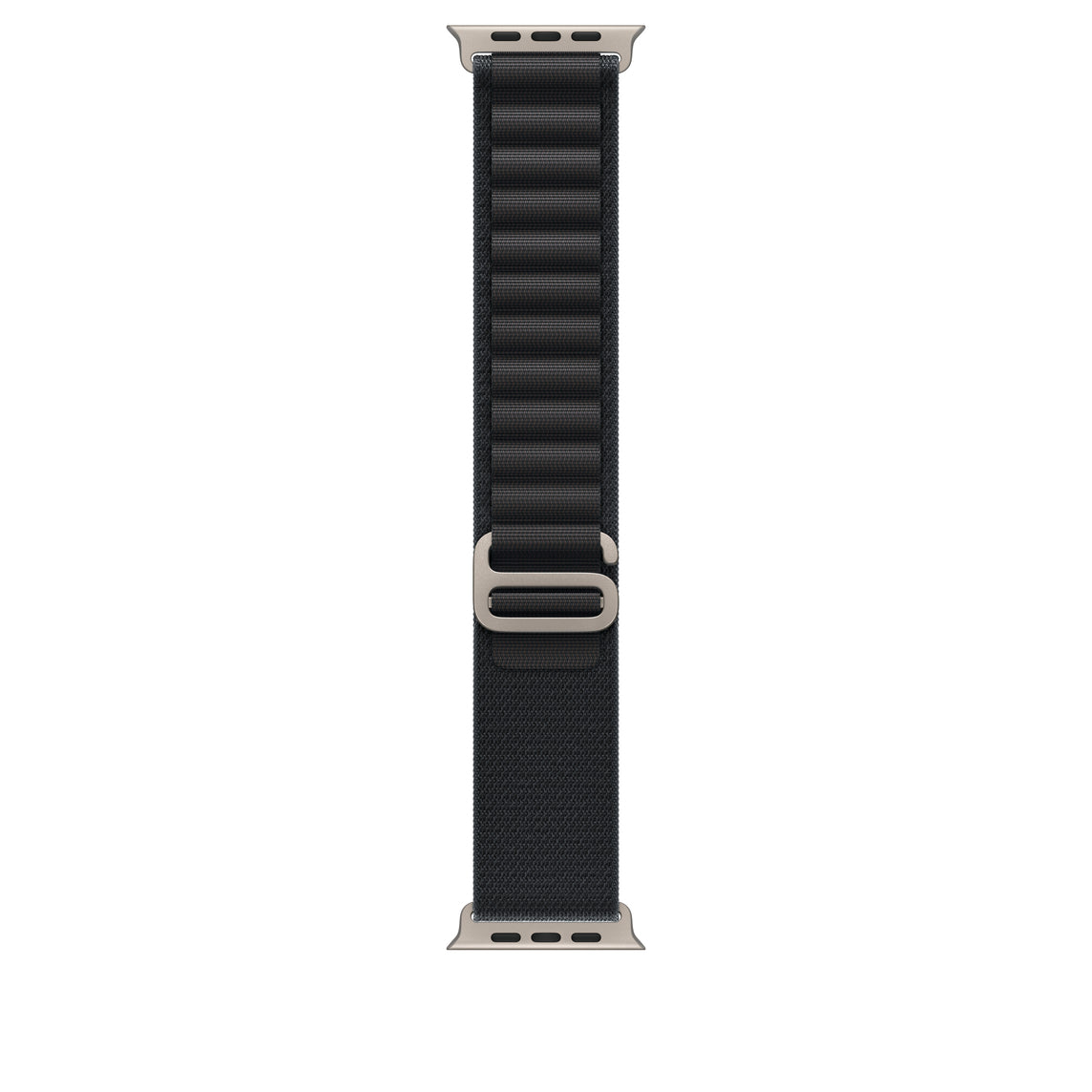 Apple • Boucle Alpine • Noir – 49 mm (titane naturel, taille L)