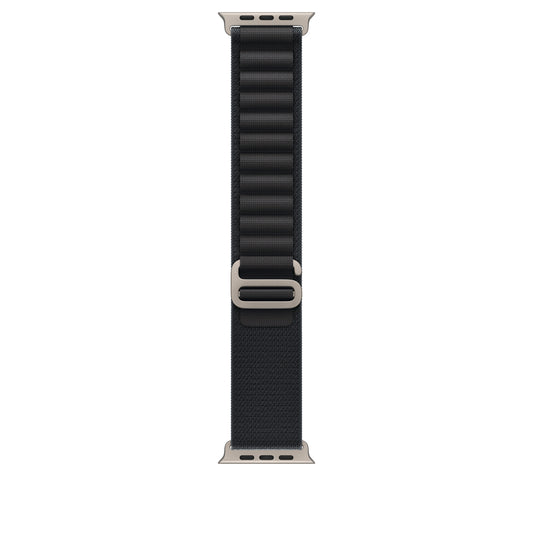 Apple • Boucle Alpine • Noir – 49 mm (titane naturel, taille L)