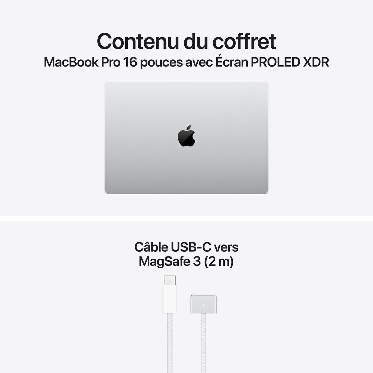 MacBook Pro 16 pouces avec Écran PROLED XDR: Puce Apple M5 Pro avec CPU 18 cœurs et GPU 20 cœurs, 1 To SSD - Argent - QWERTZ (suisse-français)