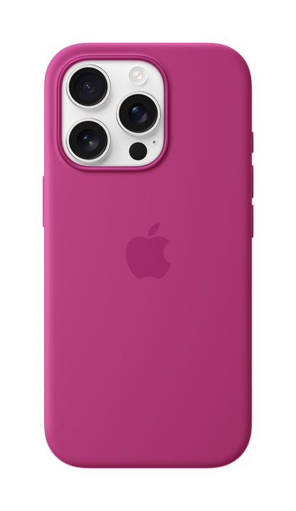 iPhone 16 Pro Coque en Silicone avec MagSafe • Fuchsia