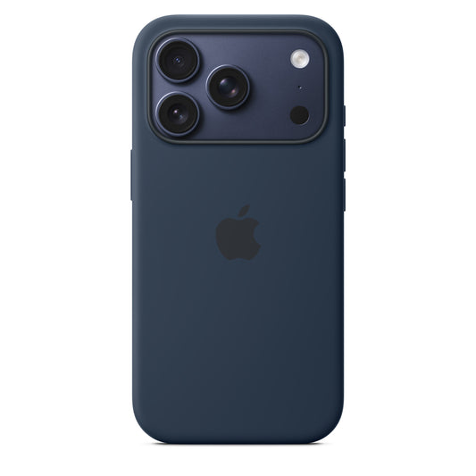 Coque en silicone avec MagSafe pour iPhone 17 Pro - Minuit