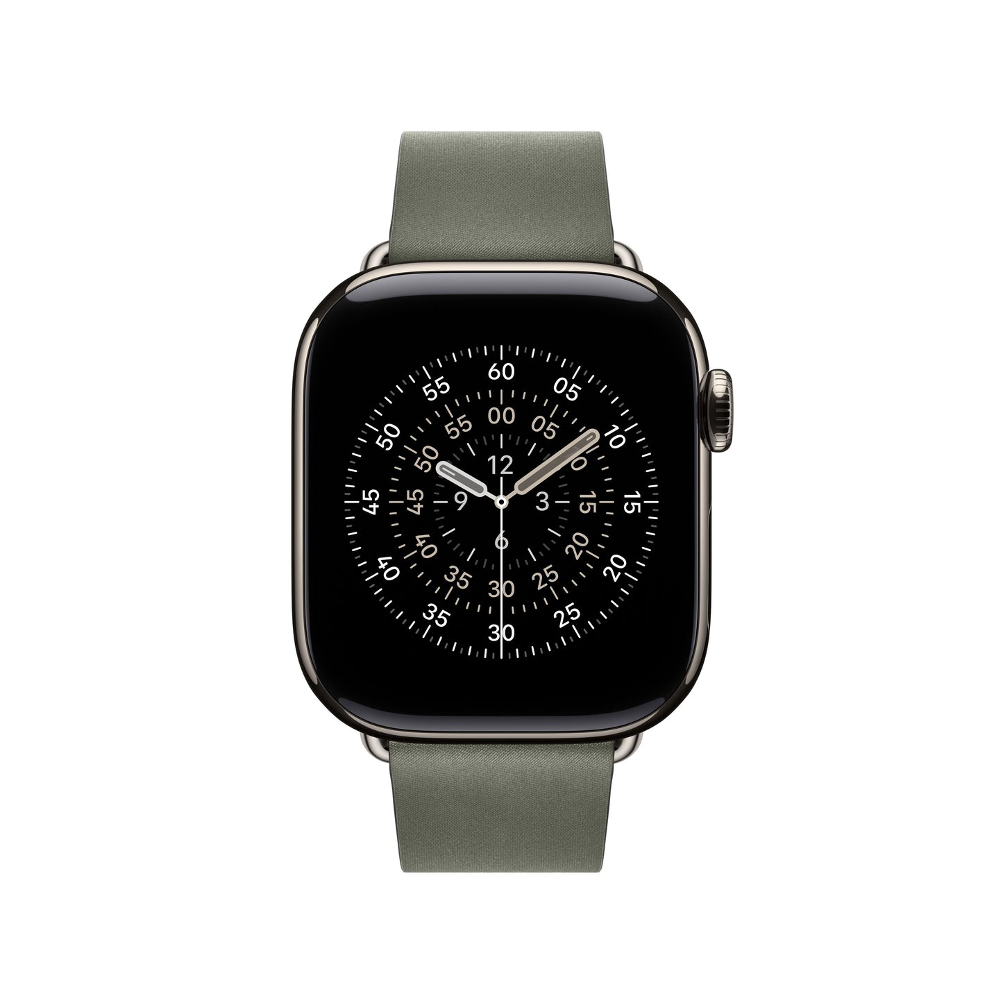 Bracelet Boucle moderne gris sauge 42 mm - Small