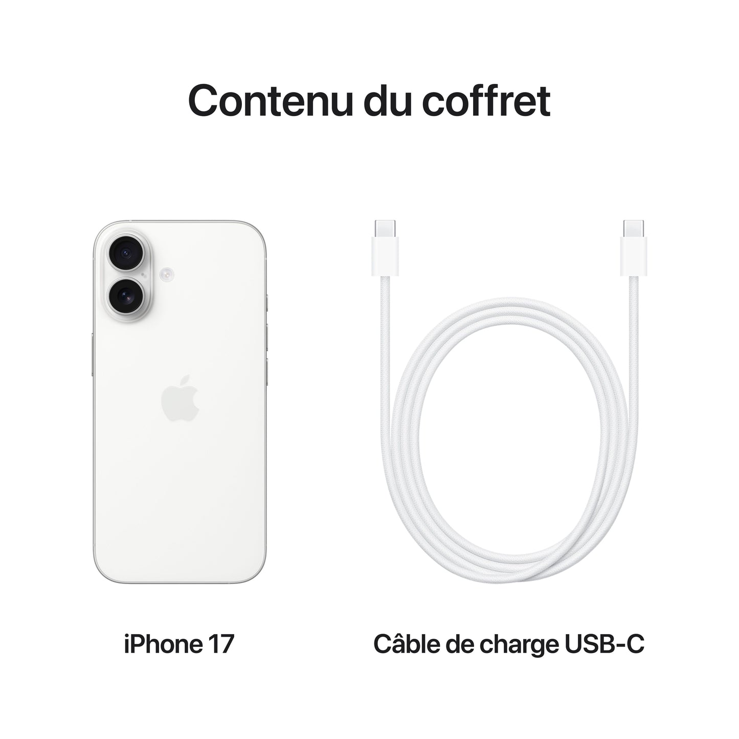 iPhone 17 256 Go Blanc