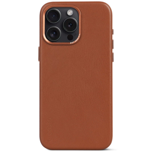 Decoded • Coque de protection en cuir pour iPhone 15 Pro Max • Brun