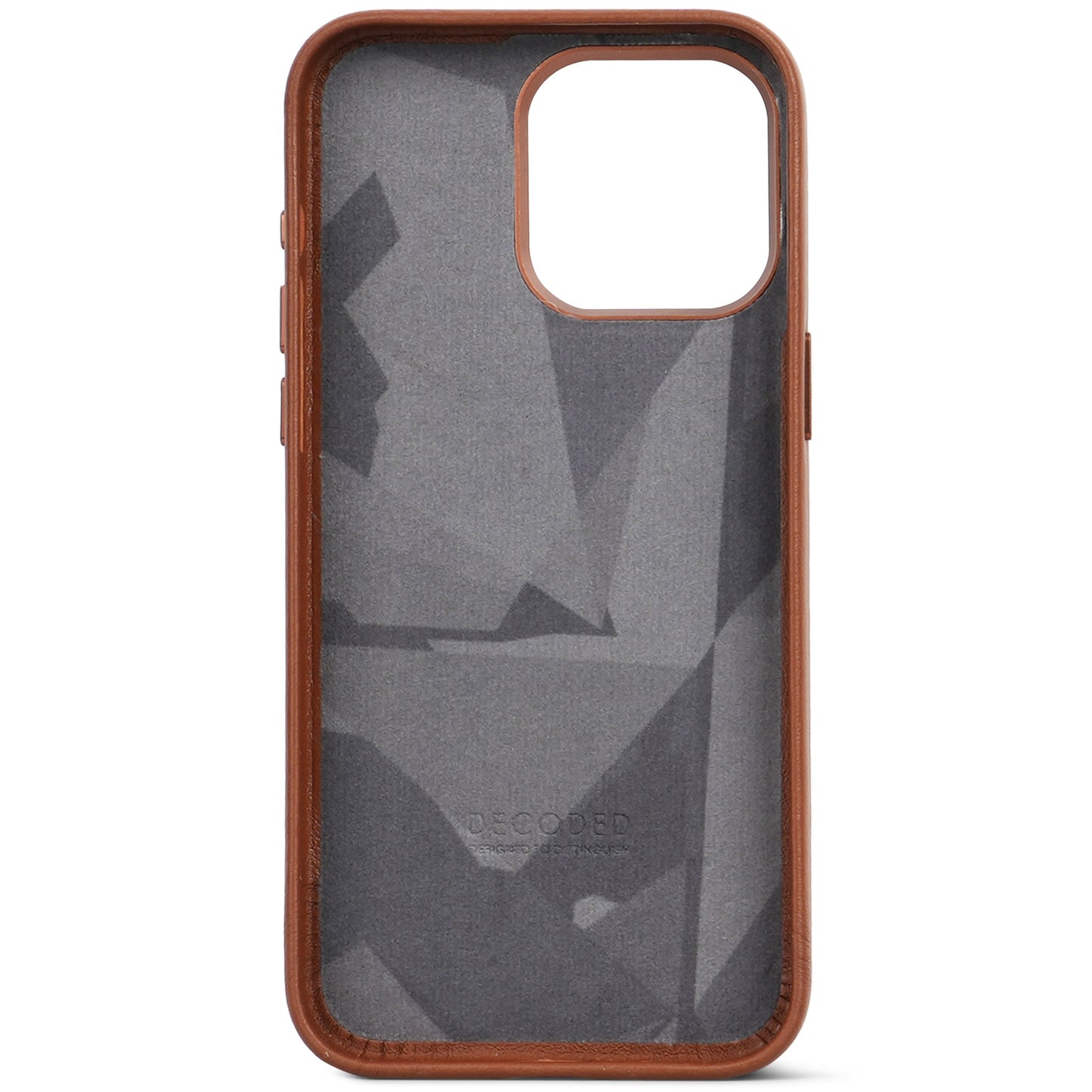 Decoded • Coque de protection en cuir pour iPhone 15 Pro Max • Brun