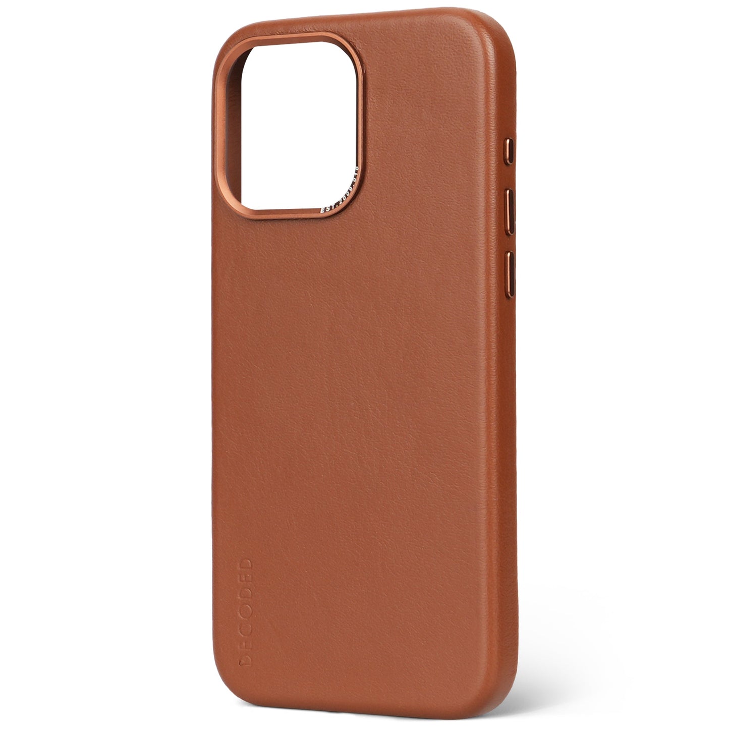 Decoded • Coque de protection en cuir pour iPhone 15 Pro Max • Brun