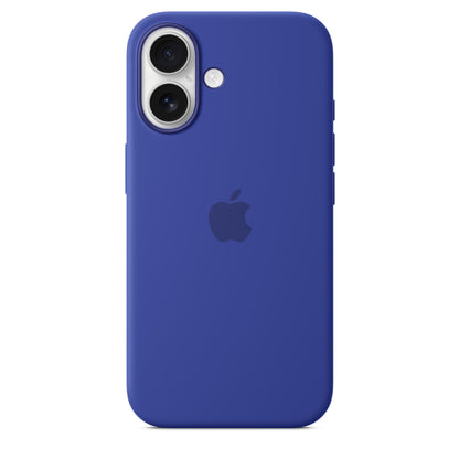 iPhone 16 Coque en Silicone avec MagSafe • Outremer