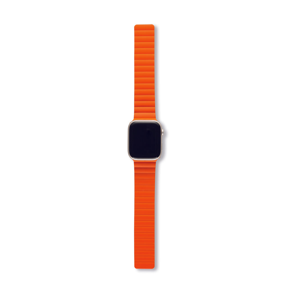 Lineheart • Bracelet magnétique pour Apple Watch 42-49mm • Orange