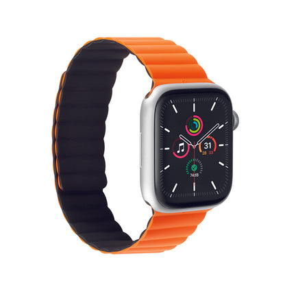 Lineheart • Bracelet magnétique pour Apple Watch 42-49mm • Orange