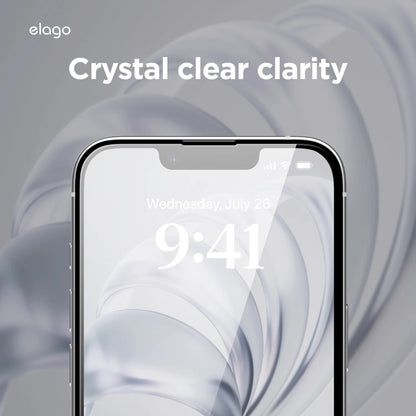 Elago Protection en verre trempé pour iPhone 16e • Transparent