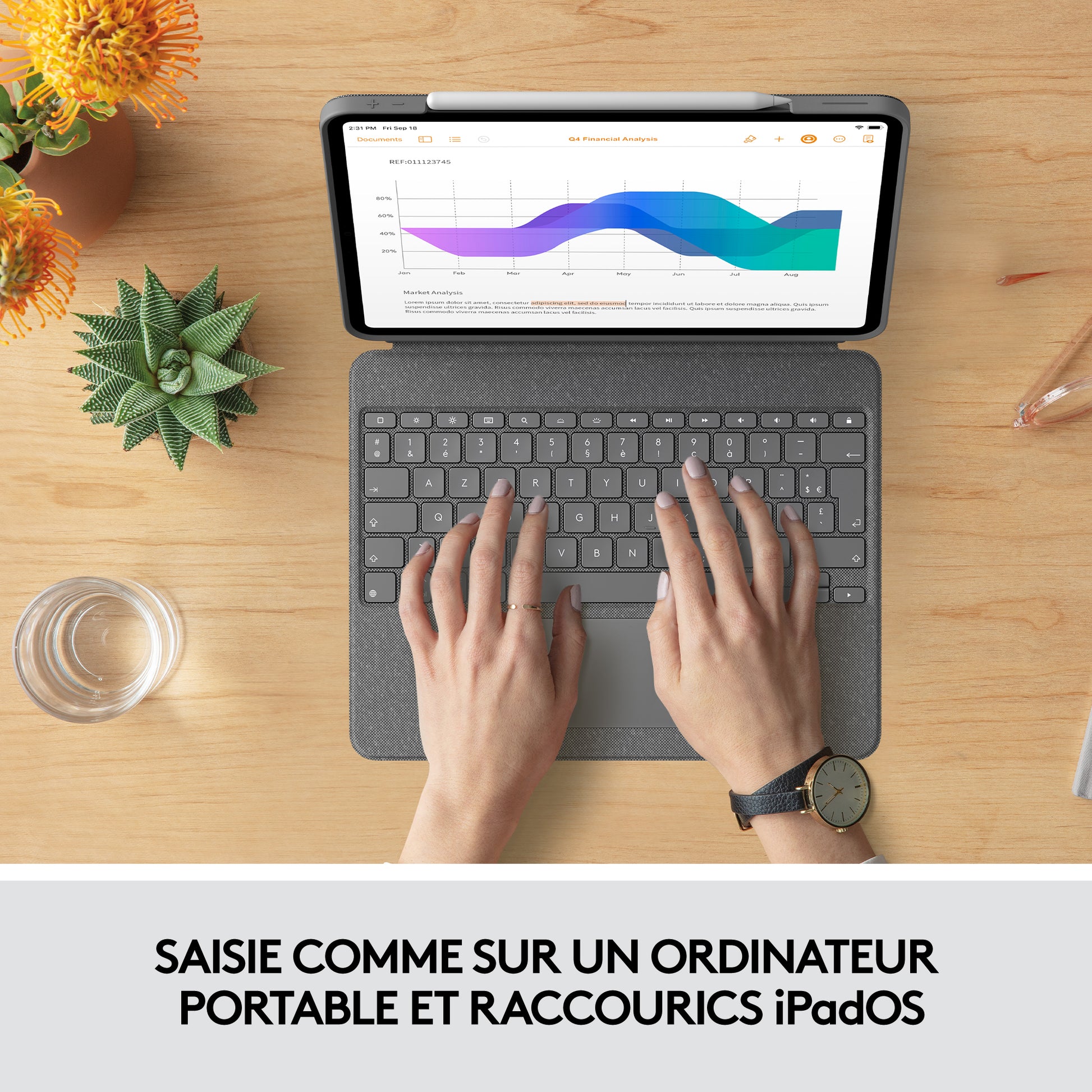 Logitech Combo Touch for iPad Pro 12.9" (5th gen) • Francais