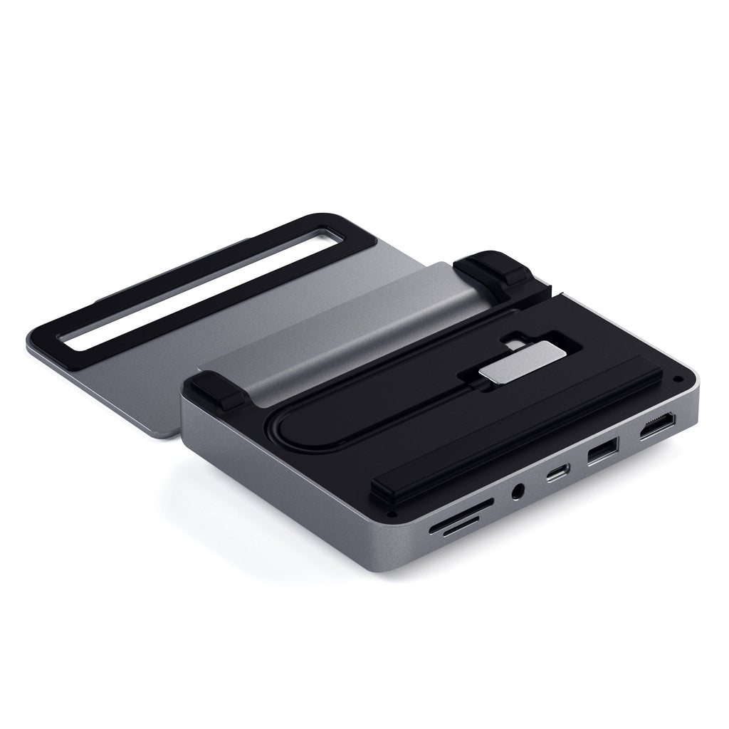 Satechi Aluminum Combiné Support - Hub pour iPad Pro • Space Gray