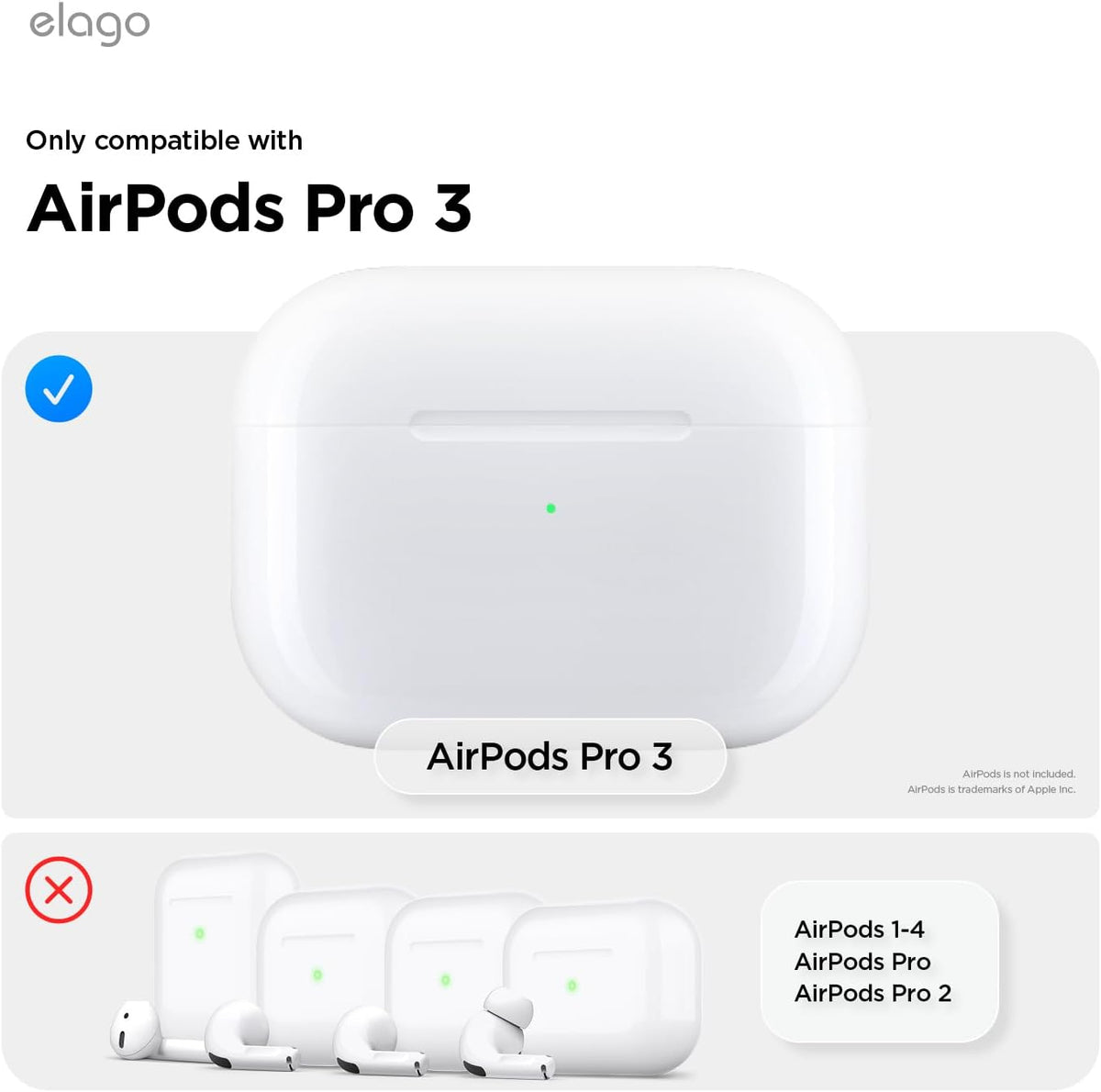 Elago • Coque Cassette Tape Hang • AirPods Pro 3