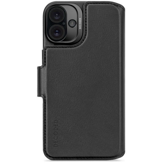Decoded • Etui Portefeuille amovible pour iPhone 16 Plus • Bleu Marine
