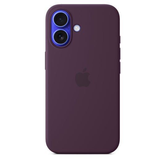 iPhone 16 Coque en Silicone avec MagSafe • Prune