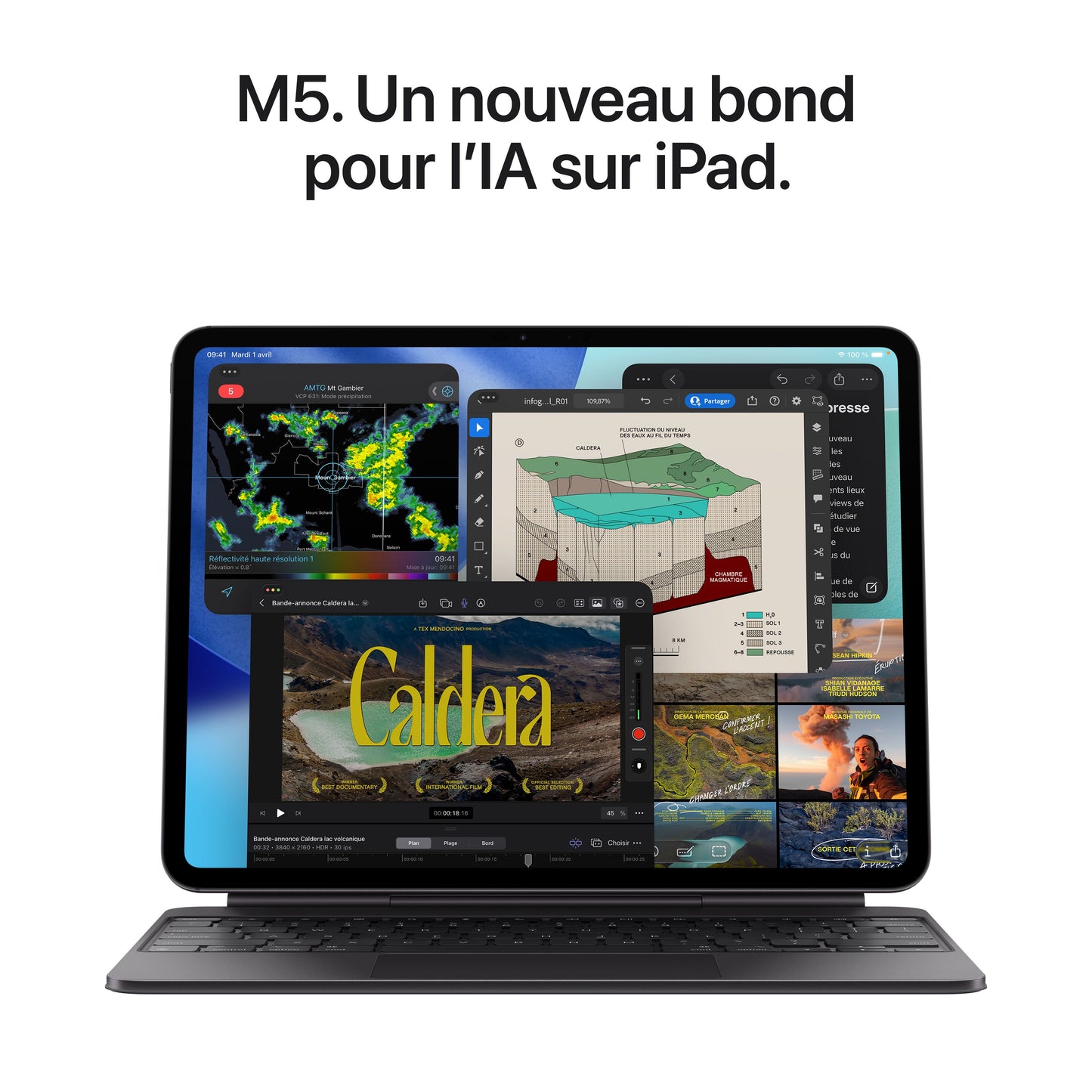 iPad Pro 13 pouces Wi-Fi 2 To Verre standard - Argent (M5)