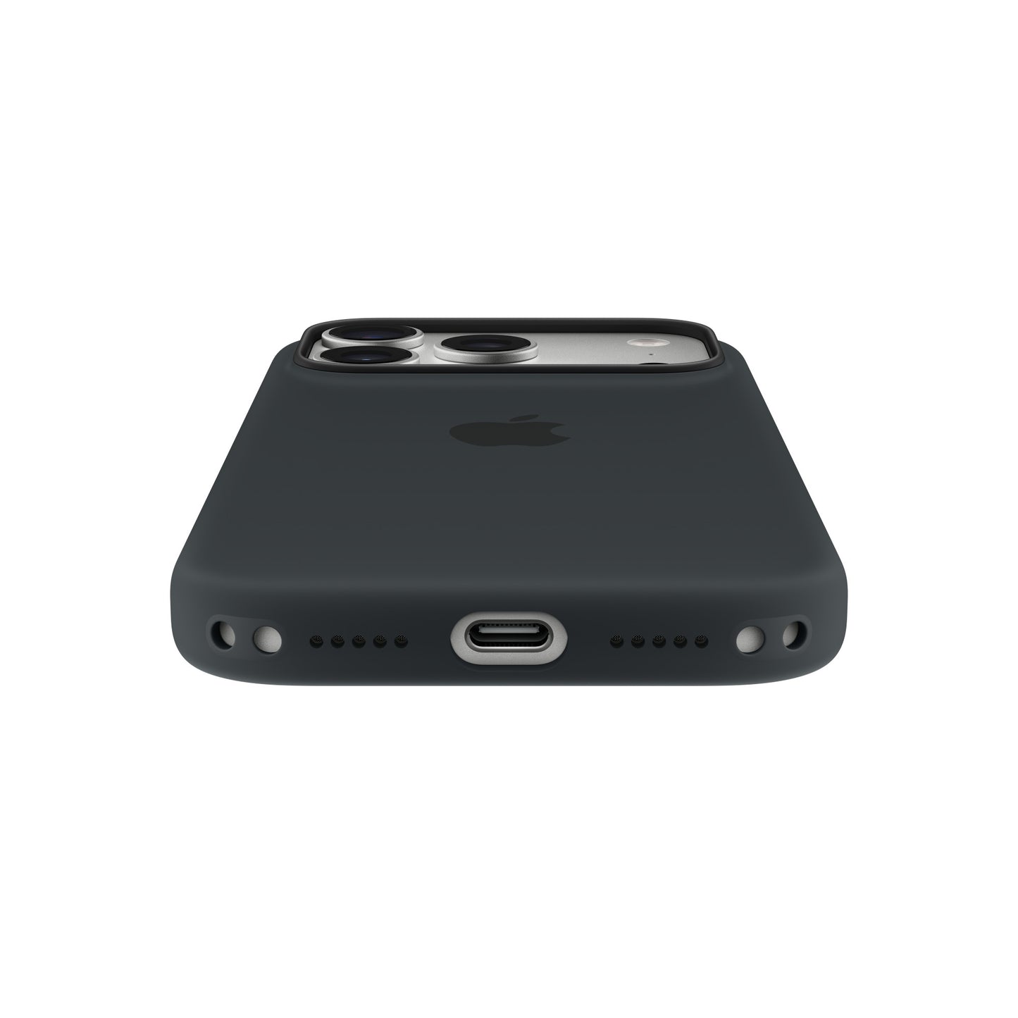 Coque en silicone avec MagSafe pour iPhone 17 Pro - Noir